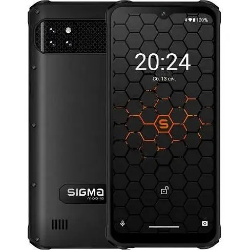 Смартфон Sigma mobile X-treme PQ56 черный, 2 Nano-Sim, 6,53" (1600x720) IPS, MediaTek Helio P22, RAM 6Gb, ROM 128Gb, microSD, GPS - фото 1
