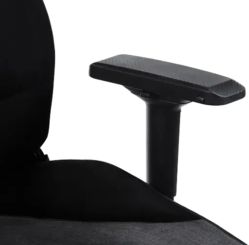 Геймерское кресло GT Racer черное с темно-серым (X-8007 Dark Gray/Black Suede) - фото 5