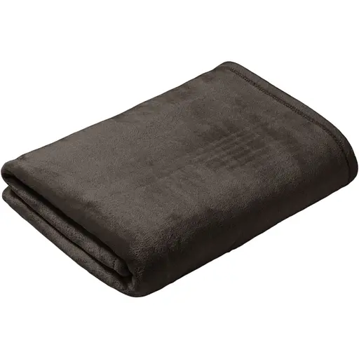 Плед LeLit Велсофт гладкокрашеный 150х200 см серо-коричневый PL-0003 (le2000000340296)