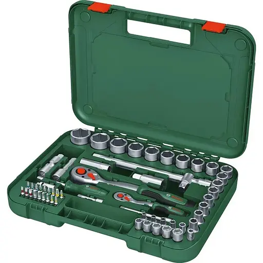 Набор торцевых головок, 1/2, с трещоткой, 25 шт Bosch hoz0012669 - фото 1