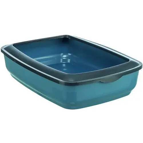 Туалет Trixie Mio для котят с бортами пластиковый прозрачный 38 x 12 x 50 см - фото 1