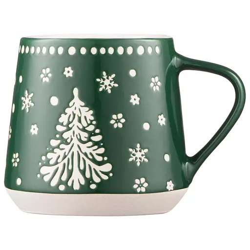 Чашка Ardesto Christmas New Year's кераміка 350 мл зелена (AR3091)