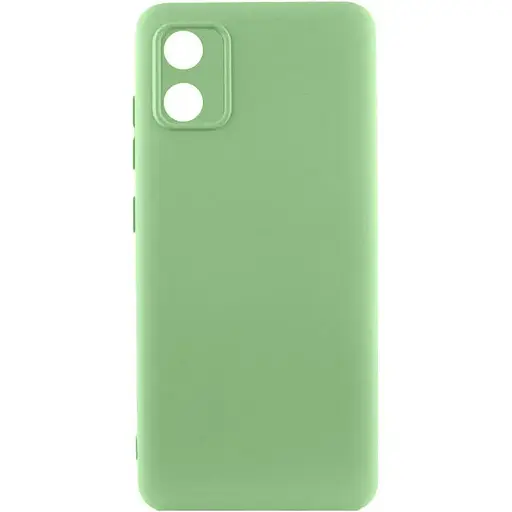 Чохол TPU GETMAN Liquid Silk Full Camera для Motorola Moto E13 Зелений / Pistachio