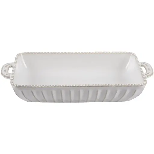 Форма для запікання Limited Edition Allegra Biege прямокутна кам'яна кераміка 34.5х17х6 см (GJH009-34-2-129)
