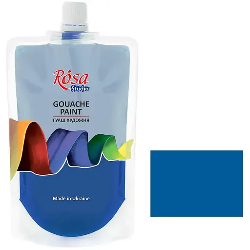 Краска гуашевая Синяя (929) 200 мл Rosa Studio