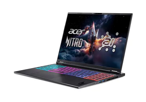 Ноутбук Acer Nitro 16S AN16S-61 16" WUXGA IPS AMD R7-350 32GB F1TB NVD5060-8 Lin чорний - фото 5