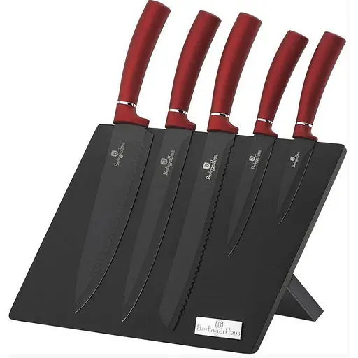 Набор ножей из шести предметов Berlinger Haus Metallic Line Burgundy Edition (BH-2519) - фото 2