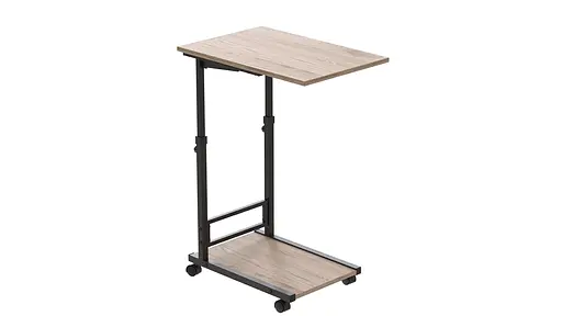 Стіл приставний Френу 62x40x60 метал Чорний ДСП Дуб Сан-Марино 16мм FRD-102506