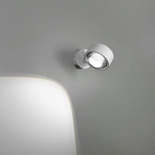 Накладний білий поворотний світильник з лінзою 4000K Ø8х12,5 см | Line F | Арт. 8237 W QY-S - фото 3