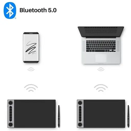 Графический планшет Huion Inspiroy Dial 2 (Q630M) [78951] - фото 6