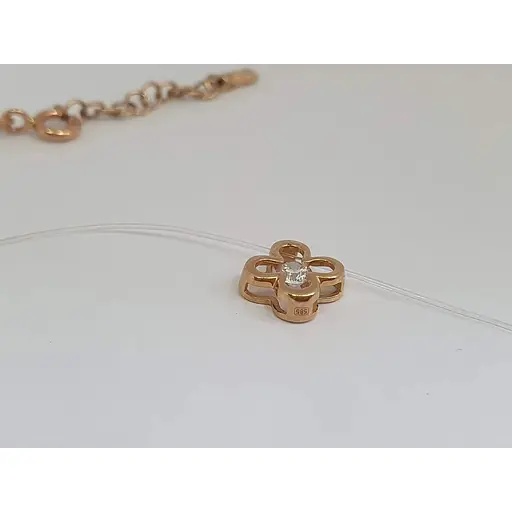 Кольє Імперія золота з силікону з золотими вставками. ПК1487И - фото 2