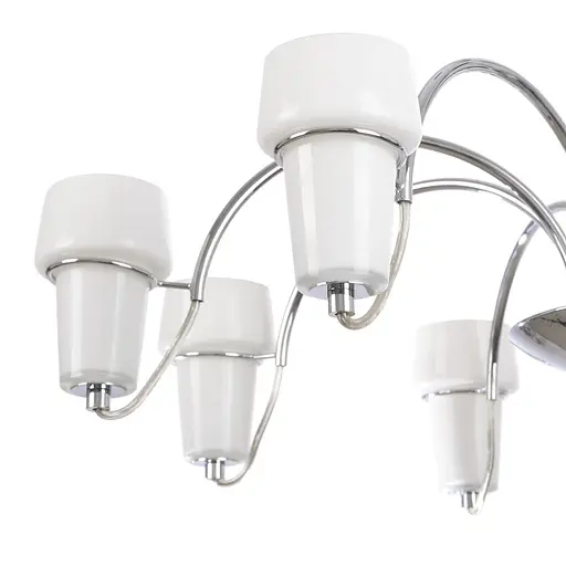 Люстра подвесная Brille в спальню E14 40W CH (BR-509S/8) - фото 3