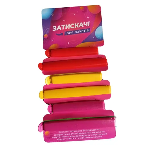 Затискачі кліпси для пакетів, Kitchette 84958 - фото 2