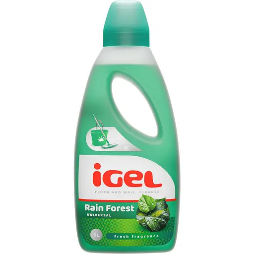 Засіб для миття стін та підлоги iGEL Rain Forest Floor & Wall Cleaner 1л.