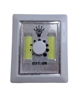 Настенный бытовой светильник LED 5 Вт, 3*AAA, с пластмассовым плафоном на липучке + магнит для крепления на винт (R-8772А) R - фото 1