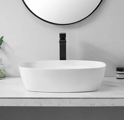 Умивальник Rea Freja white накладний REA-U6616, Білий - фото 6