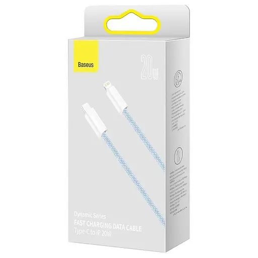 Дата кабель Baseus Dynamic Series Type-C to Lightning 20W (1m) (CALD000002) Blue - фото 4