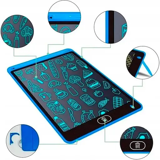 Планшет для малювання DK Kids Pad 8.5" Color Classic Blue (2000985000604) [134758] - фото 6