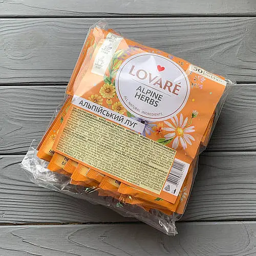 Чай Lovare альпійський луг 50 пак. 75 г - фото 1