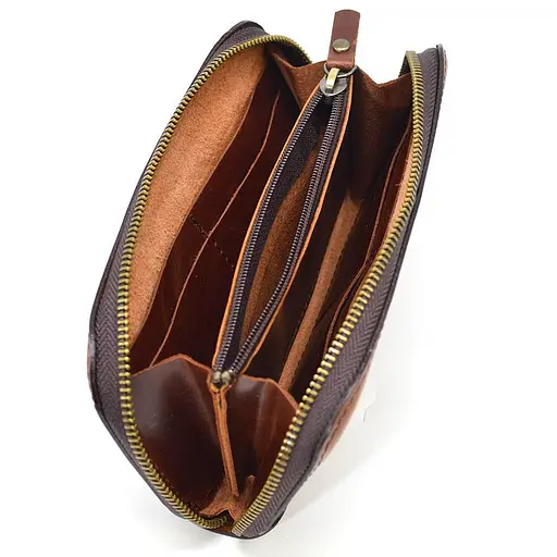 Мужской кожаный кошелек длинный клатч Tarwa 19.5х9х2.5 см sum0028518 - фото 9