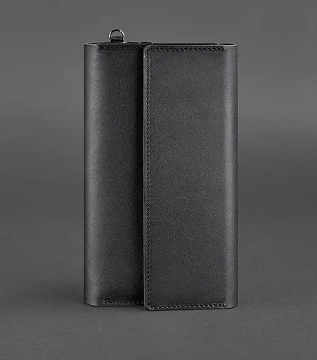 Кожаный клатч-органайзер (Тревел-Кейс) 5.1 черный - фото 1