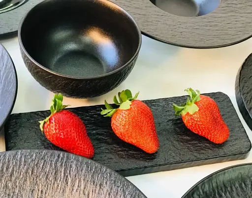 Блюдо для подачі Olens Чорний обеліск 29.5х10х1.7 см чорне (102-673) - фото 4