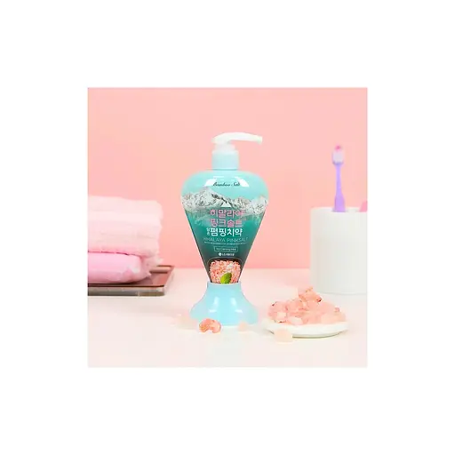 Зубна паста LG Perioe Himalaya Pinksalt Ice Calming Mint Toothpaste З рожевою гімалайською сіллю 285 г (8801051018097) - фото 4