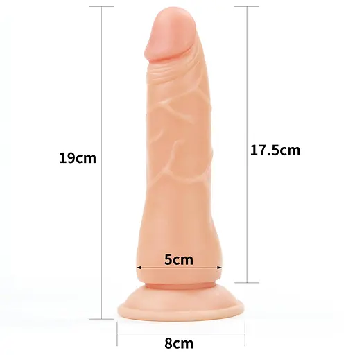 Страпон LoveToy Easy Set As Pic 19 см телесный - фото 5