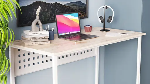 Комп'ютерний стіл Ferrum-decor Майк 75x100x70 білий ДСП Дуб Артізан 16мм (FRD-101330) - фото 3