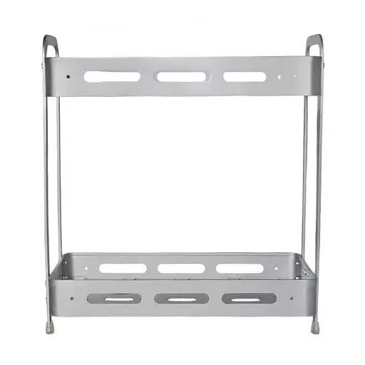 Полиця Homax дворівнева прямокутна алюмінієва 35.9х33.3х15.5 см срібляста (EBA-3540 AL) - фото 3