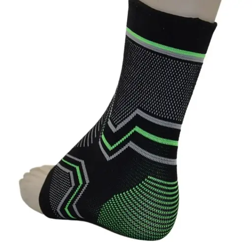 Бандажі на гомілкостоп PowerPlay 4100 Чорні S/M (пара) (PP_4100_S/M_Black) - фото 4