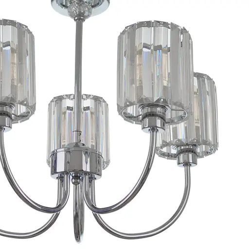 Люстра стельова Brille E14 40W CH (BL-971C/5) - фото 4