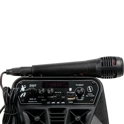 Колонка портативна Hoco з функцією караоке DS07 - фото 4