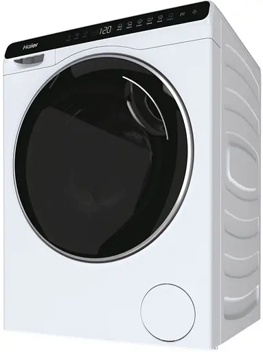 Стиральная машина Haier фронтальная 5 кг 1000 A+++ 44 см дисплей инвертор черный люк высота 70см белый - фото 4