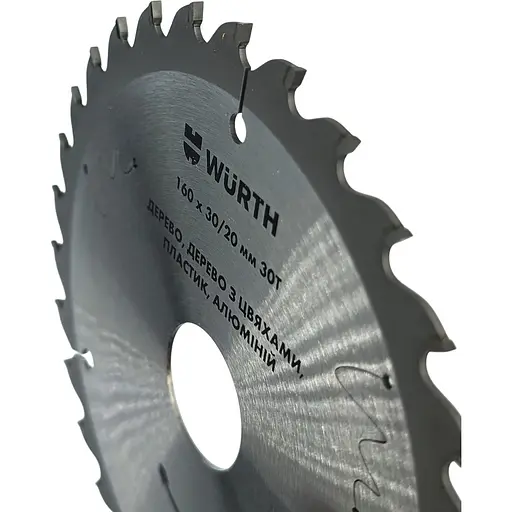 Диск пильний Wurth Multi Purpose 160x30/20 мм 30T (1610190160) - фото 2