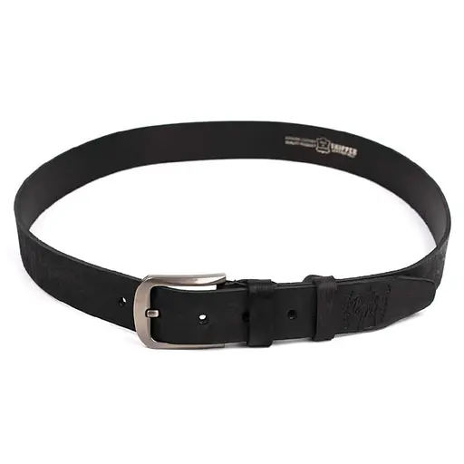 Ремінь LIMARY чорний тертий цільний 130х4х0.4 см acs0032076 - фото 2