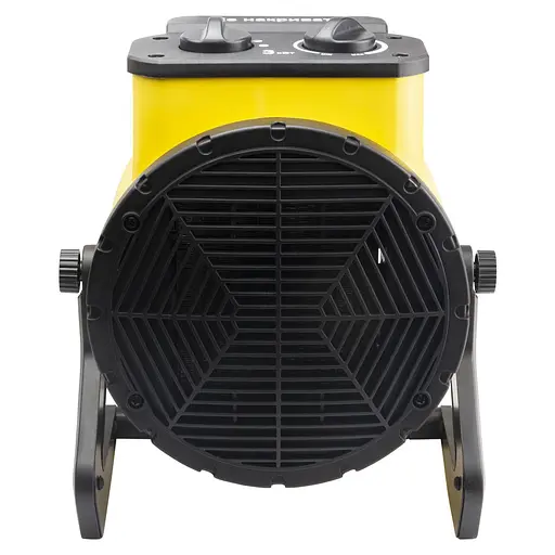 Электрическая тепловая пушка Sigma 3.0 кВт, площадь обогрева 60 кв.м., напольный, черный/желтый (5359541) - фото 3
