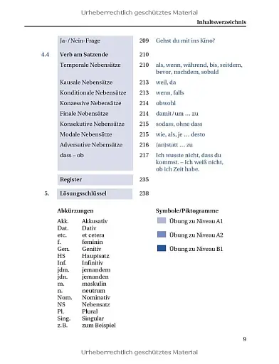 Grundstufen-Grammatik: Grammatik mit integriertem Losungsschlussel - фото 8