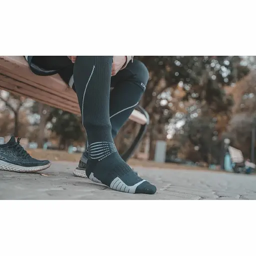 Носки DexShell Compression Mudder водонепроницаемые XL серые - фото 6