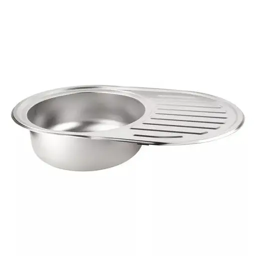 Кухонна мийка 770x500x160 мм + сифон Wezer 7750(06) Deсor, Decor - фото 3