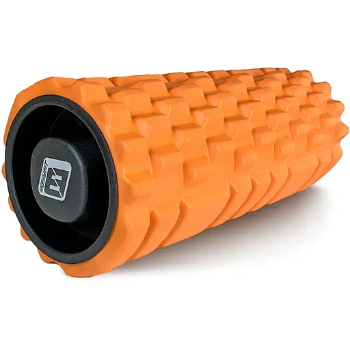 Массажный ролик EasyFit Grid Roller 33 см v.1.1 Оранжевый (EF-2020a-OR) - фото 1