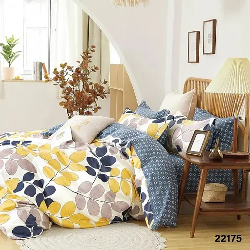 Комплект постільної білизни Viluta полуторний ранфорс 22157 100% бавовна - фото 1