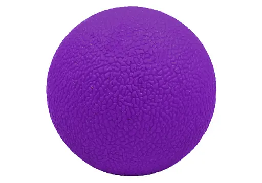 Массажный мячик EasyFit TPR 6 см фиолетовый (EF-2075-V) - фото 1