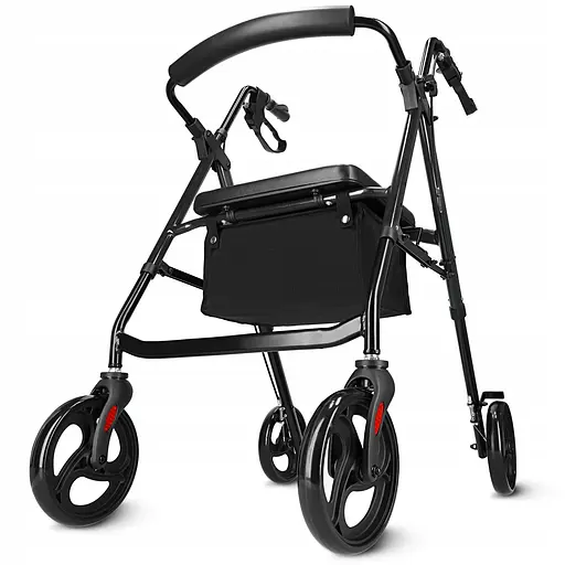Роллер для ходьбы 4FIZJO складной, с сумкой Black (P-5905973406475) - фото 1