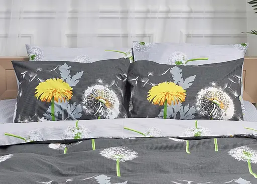 Набір наволочок Moon&Star Бязь Gold Люкс Dandelion 40х60 см 2 шт - фото 1