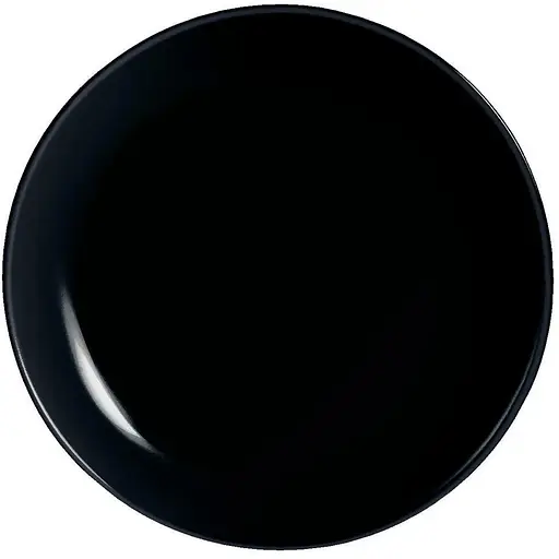 Тарілка десертна Luminarc Diwali Black кругла 19 см (P0789)