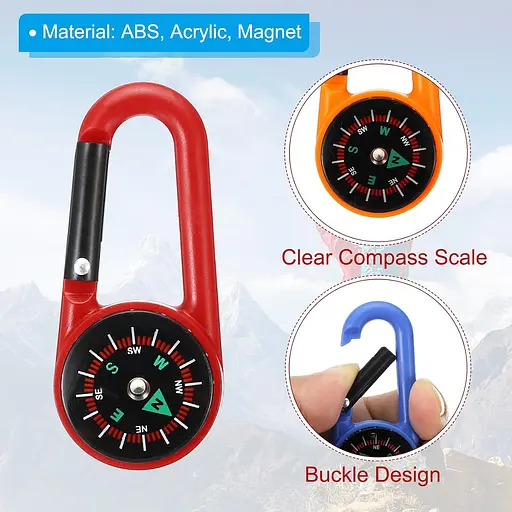 Компас-карабин DC27T Red (16593) - фото 3