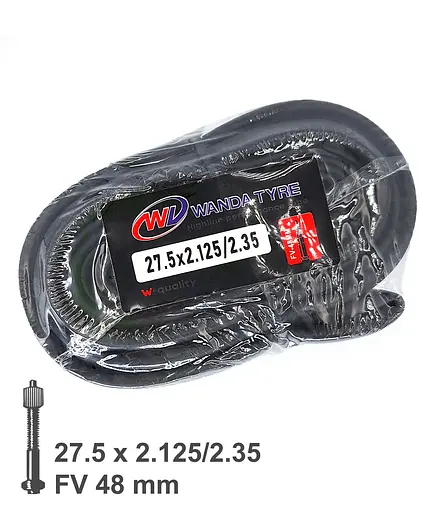 Камера велосипедна Wanda 27.5x2.125/2.35 FV 48 мм (G0000675) - фото 3