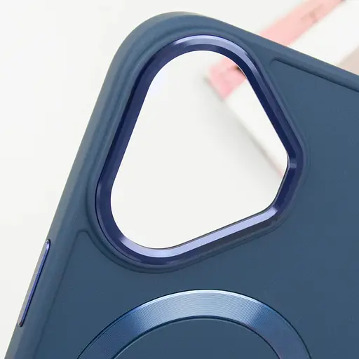 Чохол Epik TPU Bonbon Metal Style with MagSafe для Apple iPhone 16 Plus 6.7 Синій/Cosmos Blue - фото 3