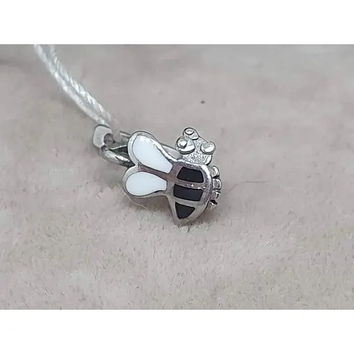 Серебряные серьги Tango Пчелка с эмалью. 400218а - фото 3